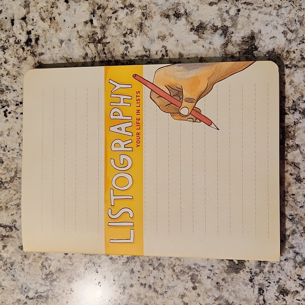 Listography Your Life in Lists journal